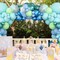 Under the Sea Balloon Arch – Pastel Blue, Teal & Lime Green Balloon Garland with Metallic Balloons for Ocean, Shark Theme Birthday Party & Baby Shower Decorations (Girls & Boys)